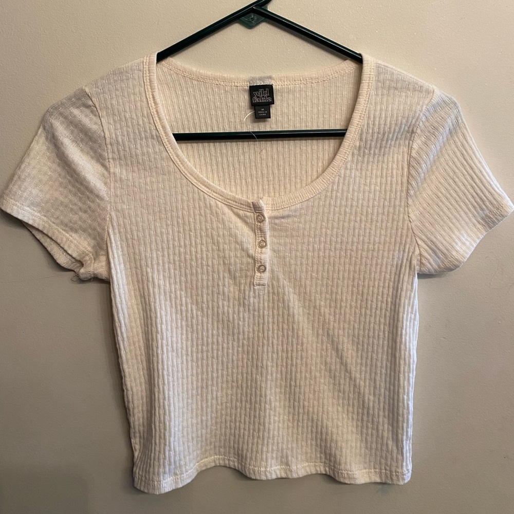 White Crop Top